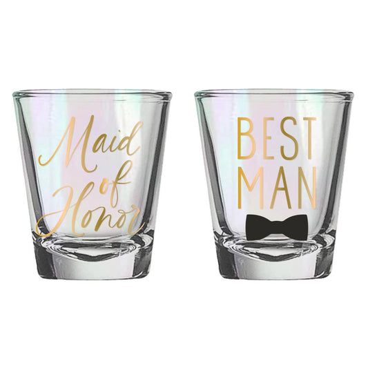Shot Glass | Maid of Honor/Best Man Shot Glass Set