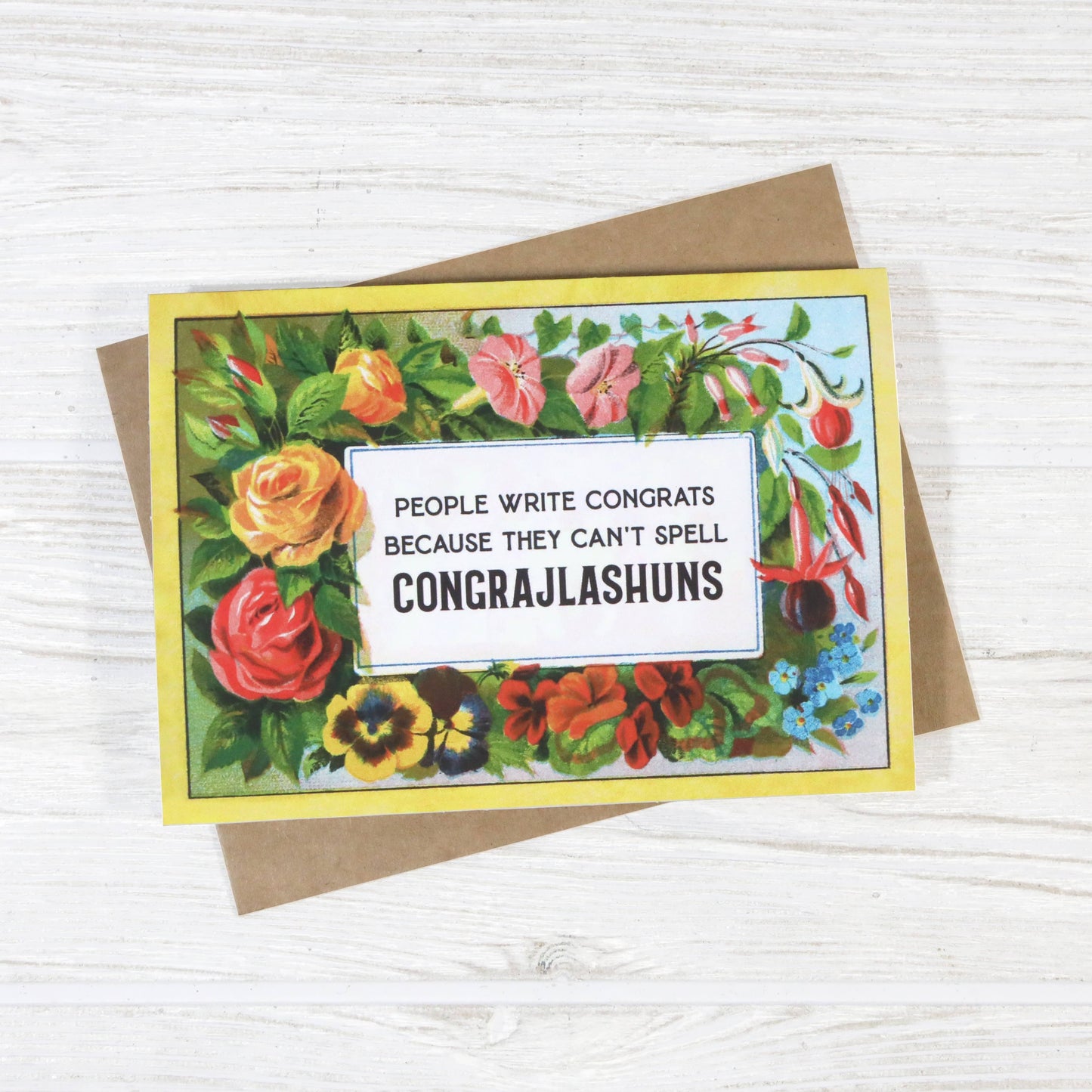 People Write Congrats card