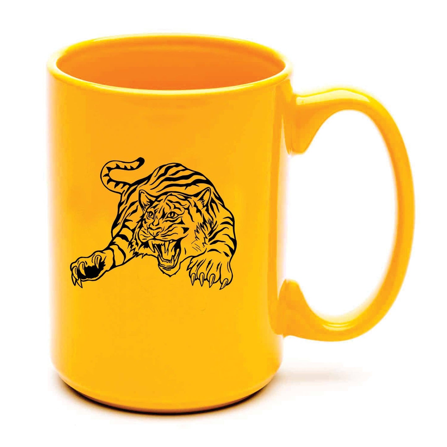 Counter Couture tiger mug featuring a detailed tiger illustration on a ceramic mug for everyday use.