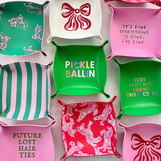 Preppy tiger trinket tray