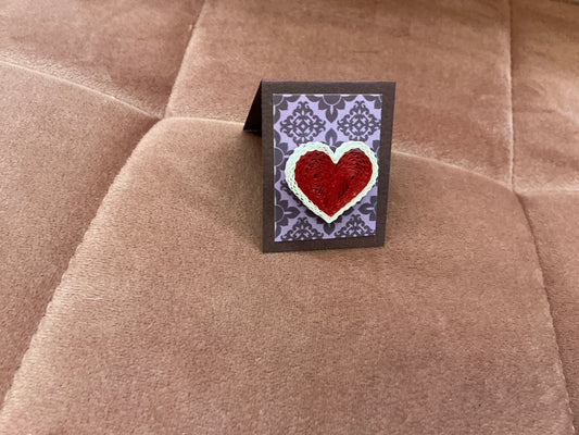 Quilled Heart Pin