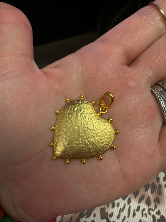 Spike Heart Charm
