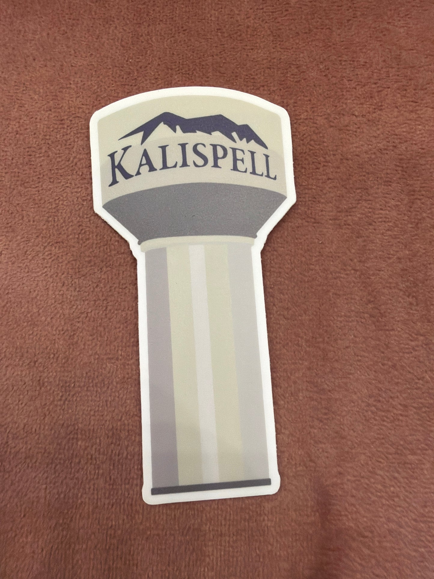 Kalispell Water Tower Sticker
