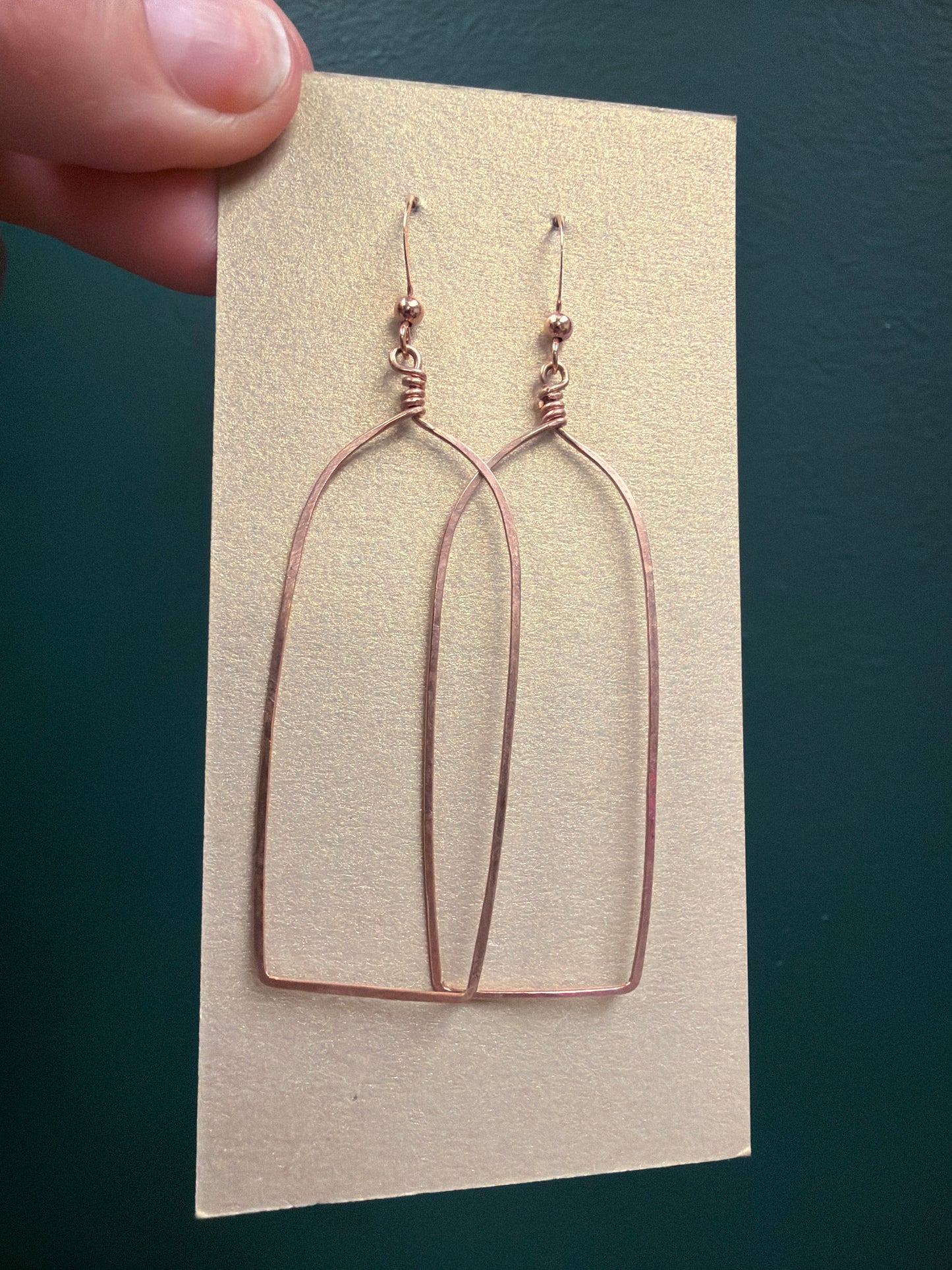 GD Simple Metal Shape Earrings