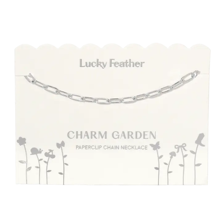 Charm Garden - Paperclip Chain Silver