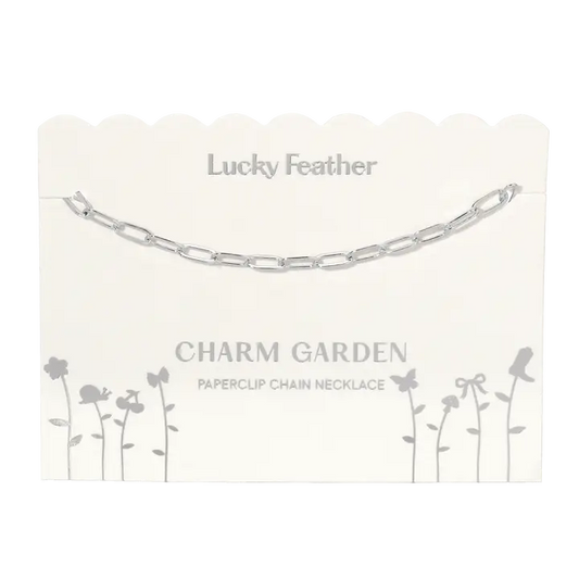 Charm Garden - Paperclip Chain Silver