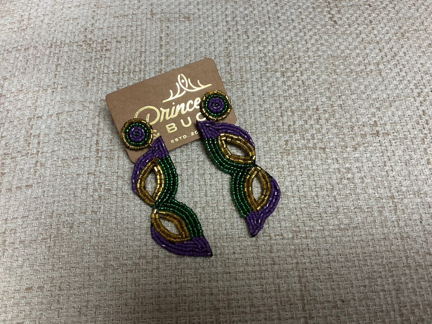 Mardi Gras Mask Earrings