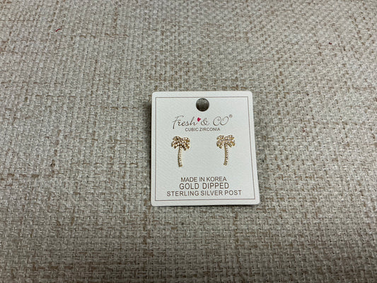 Tiny Palms Earrings