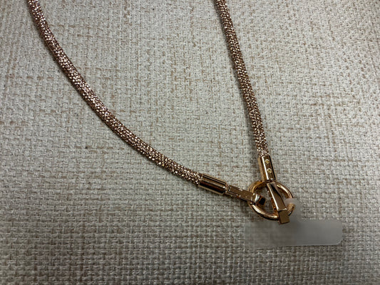 Glittery phone chain strap by Sunrise USA Trading featuring sparkling, decorative accessories for smartphones.
