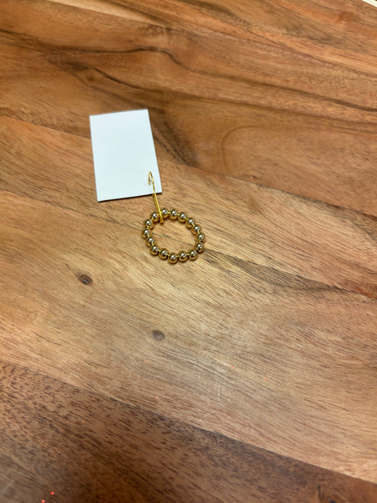 Gold filled beaded ring from Lula 'n' Lee featuring a delicate beaded design in a close-up image.