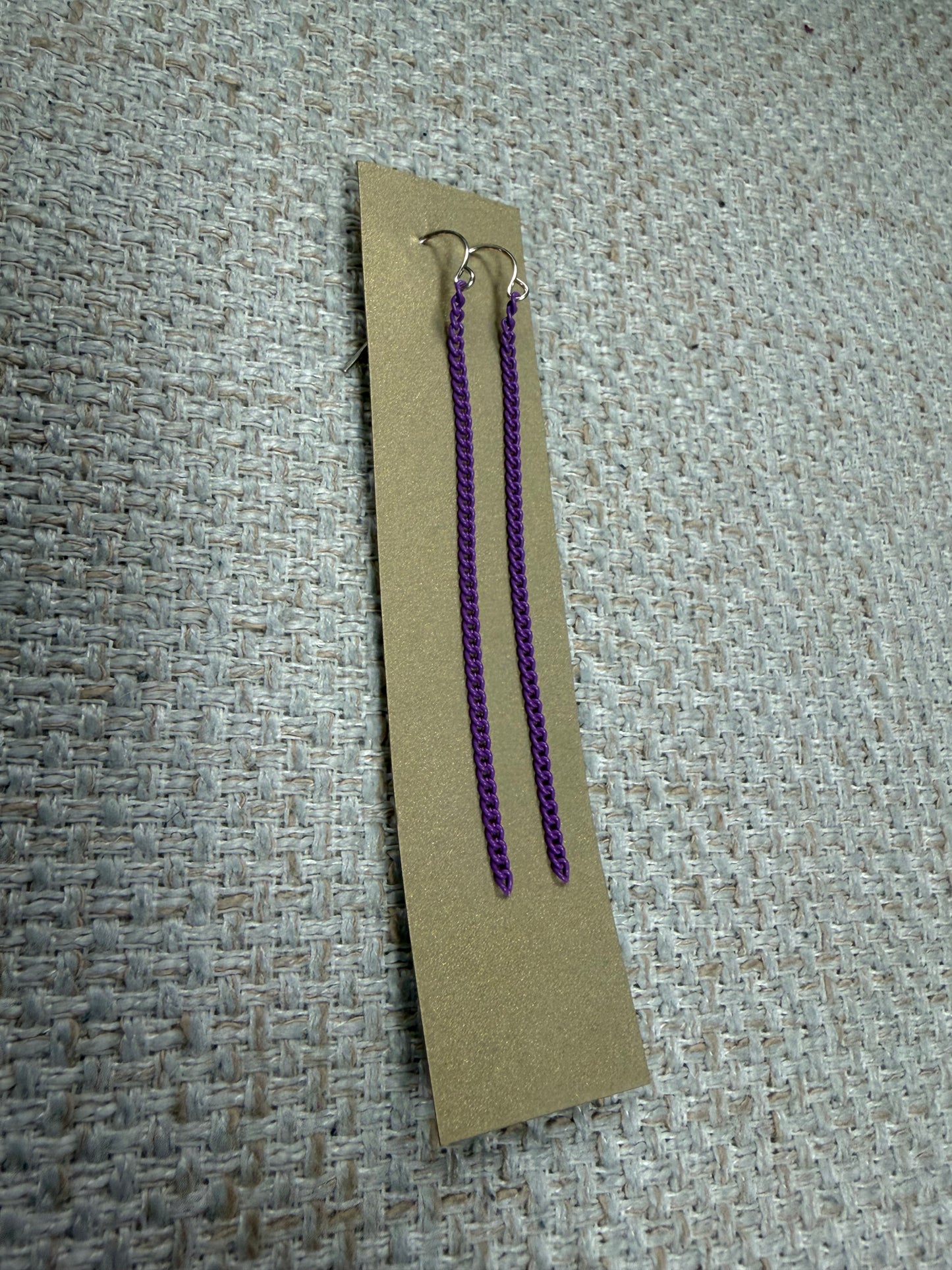 GD Colored Chain Earrings