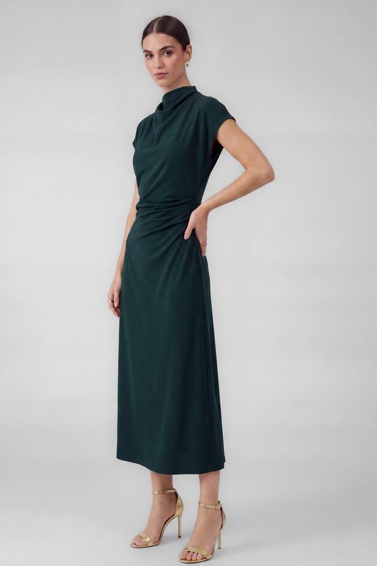 Current Air Keepin’ It Teal Dress, stylish sleeveless dress with a flowy fit, perfect for casual or semi-formal occasions.
