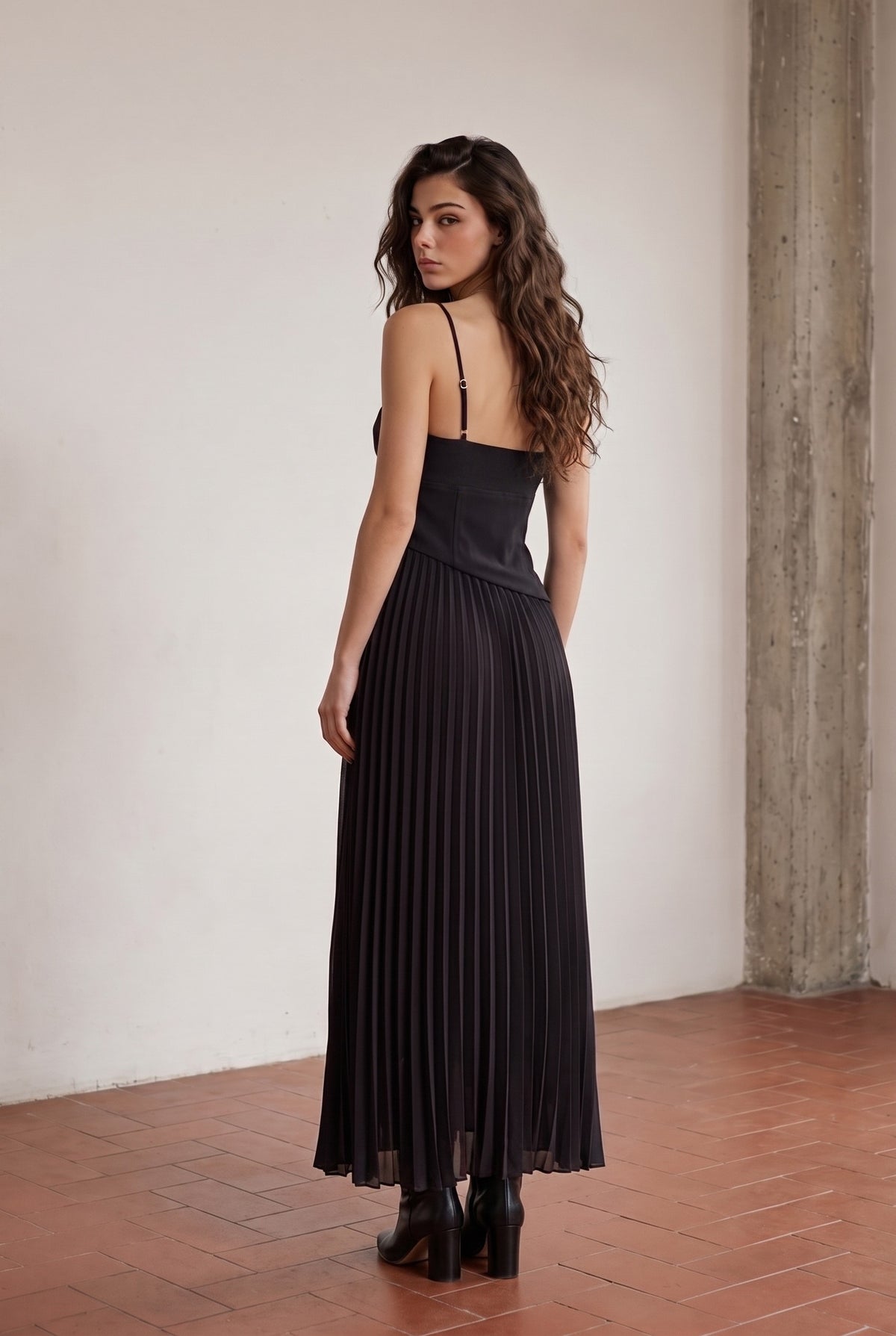 Romantic Chiffon Midi Dress