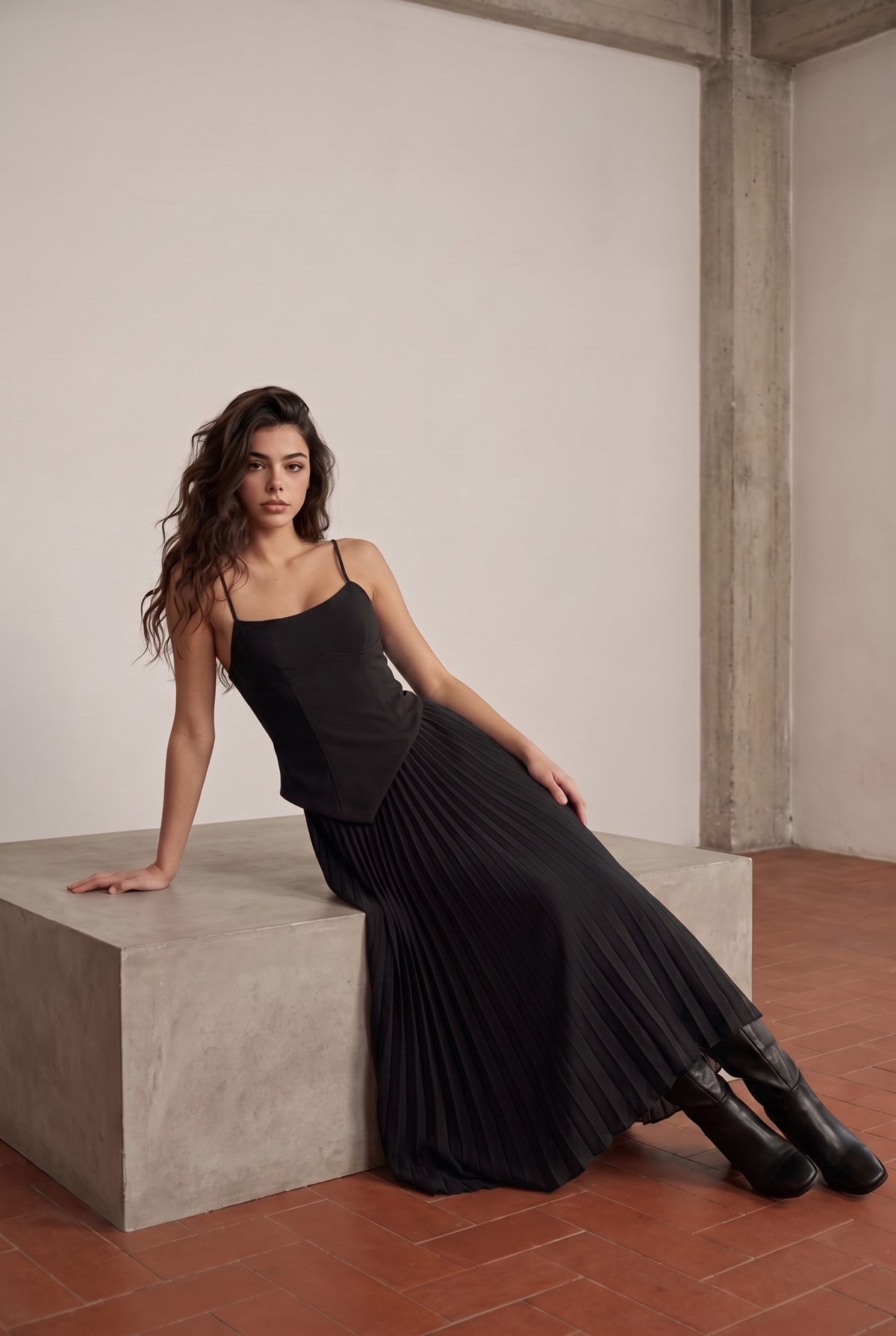 Romantic Chiffon Midi Dress