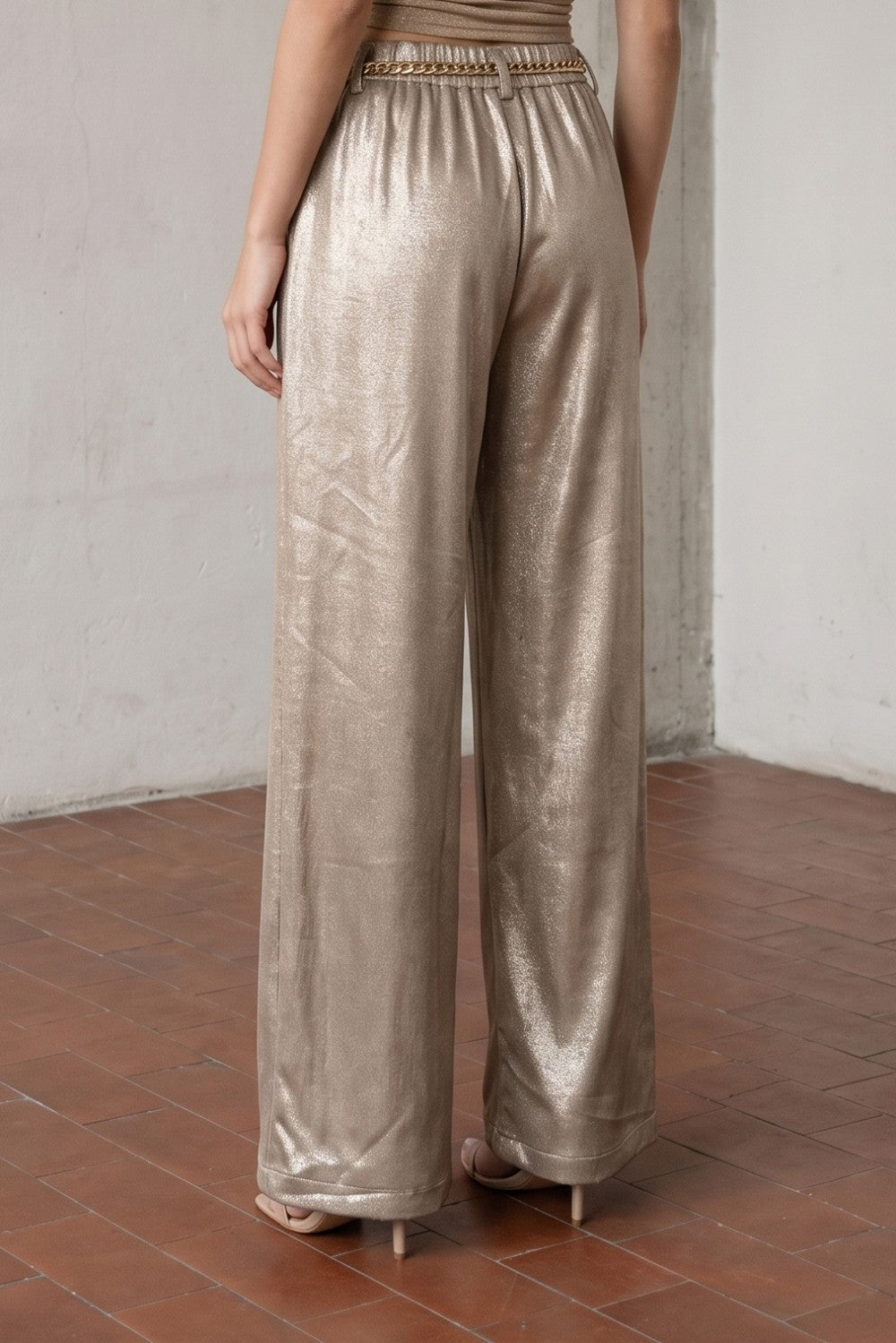 Gold Foiled Trousers