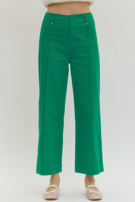 Entro Mrs. Green Jeans featuring classic blue denim, slim fit design, and five-pocket styling for a casual, stylish look.