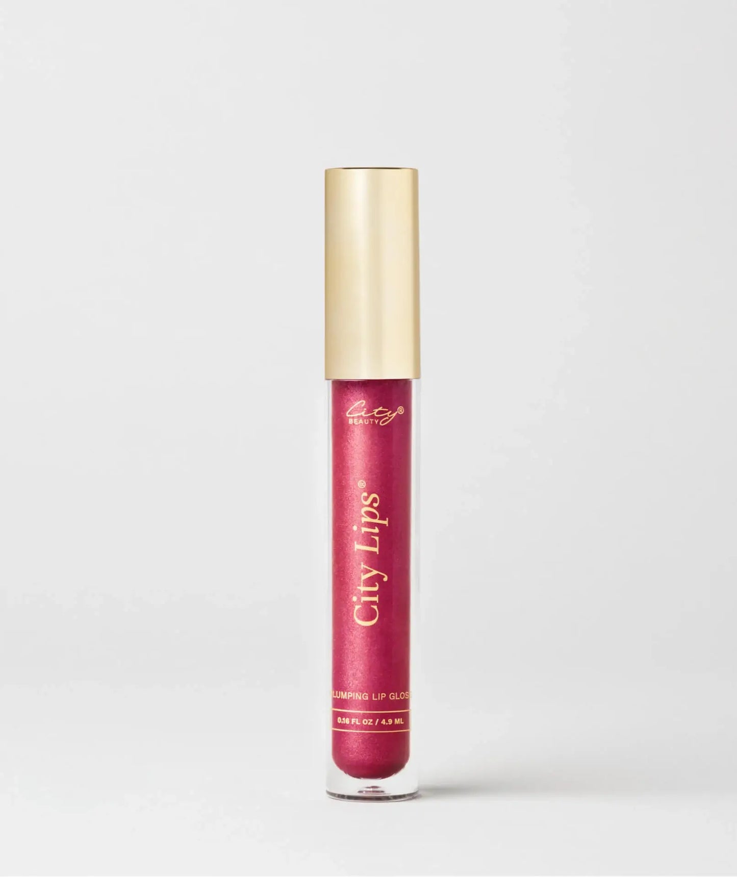 City Lips Raspberry shimmery berry lipgloss, glossy finish, smooth application, featuring vibrant berry color and subtle shimmer.