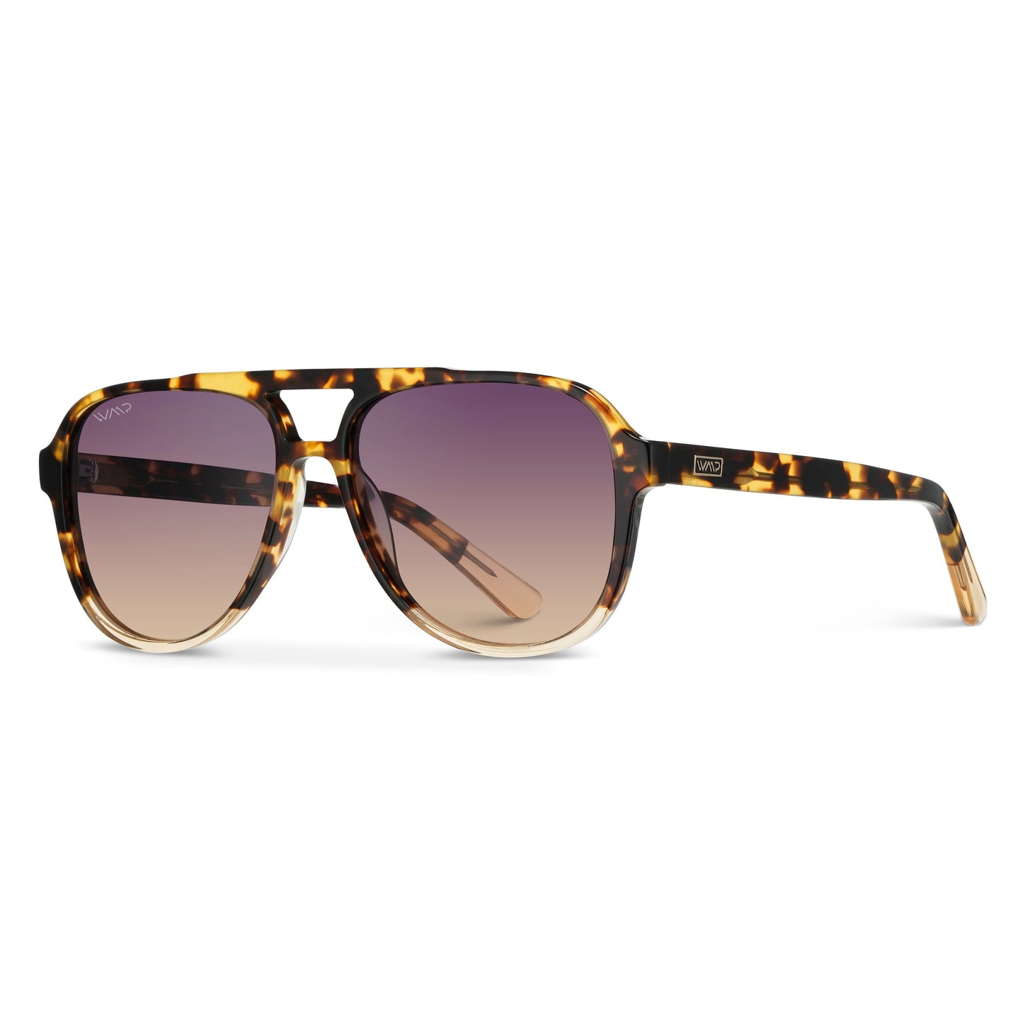 WMP Eyewear Indie Polarized Sunglasses with black frames and dark tinted lenses, showcasing stylish eyewear design