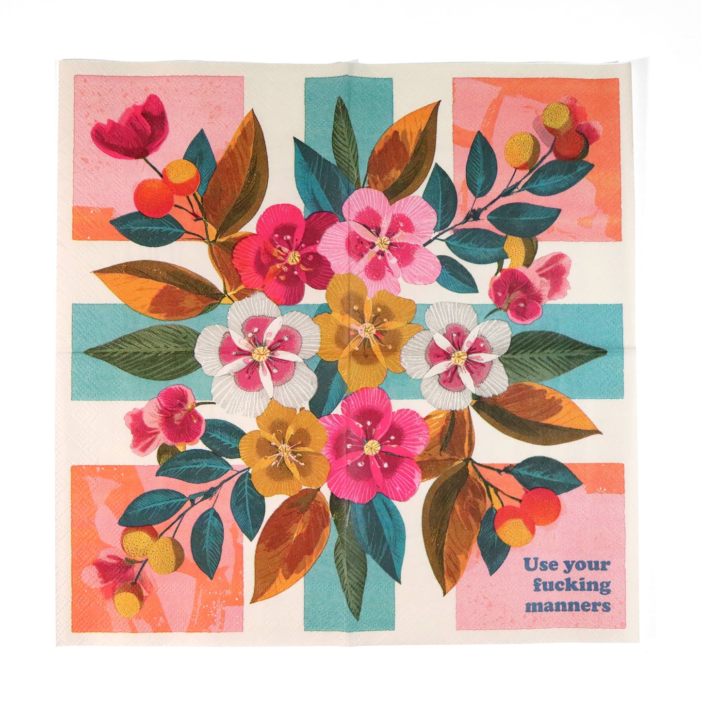 Use Your Fucking Manners - Napkins