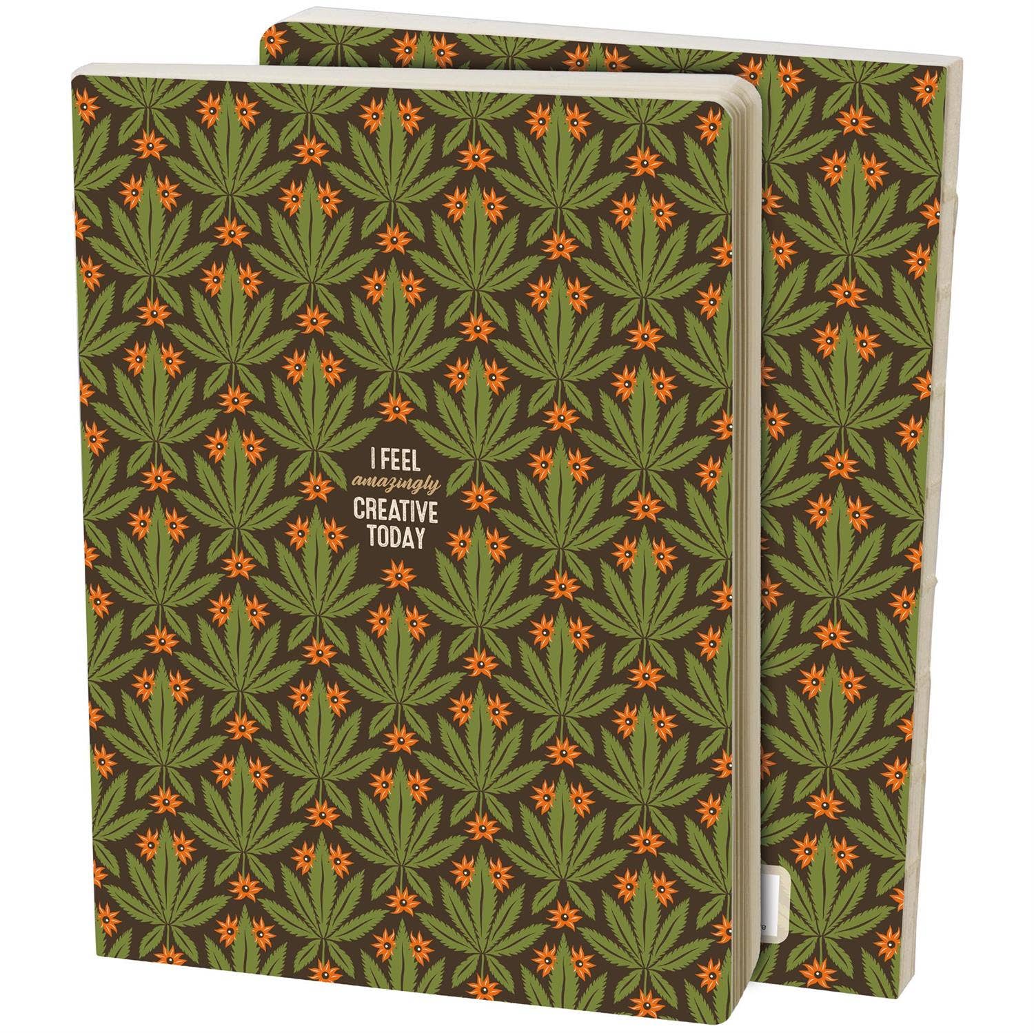 Questionables brand notepad with creatively designed pages and a colorful cover, perfect for journaling and note-taking.