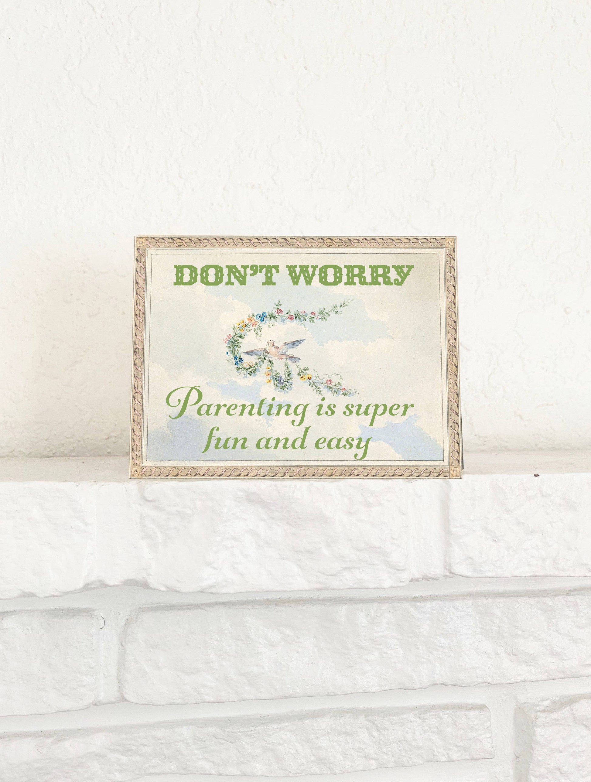 Set of Parenting is Easy and Fun cards by The Coin Laundry featuring colorful, playful designs for parenting tips and activities.