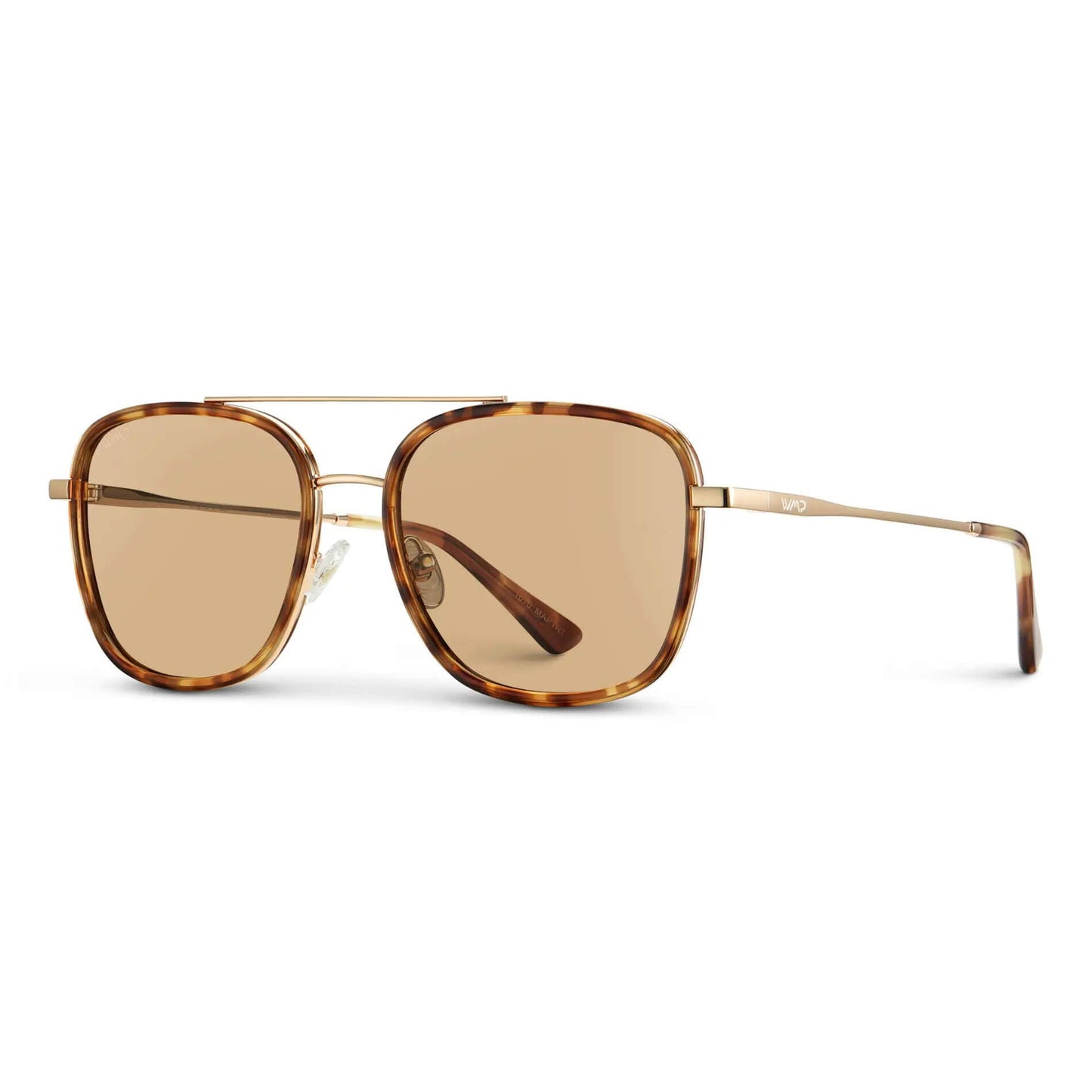 WMP Eyewear Gia women's sunglasses with stylish frame and tinted lenses, outdoor shot showcasing fashionable eyewear