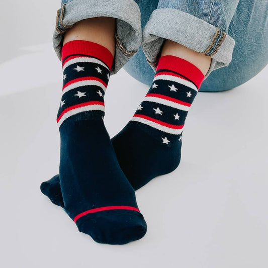 God Bless America USA Socks