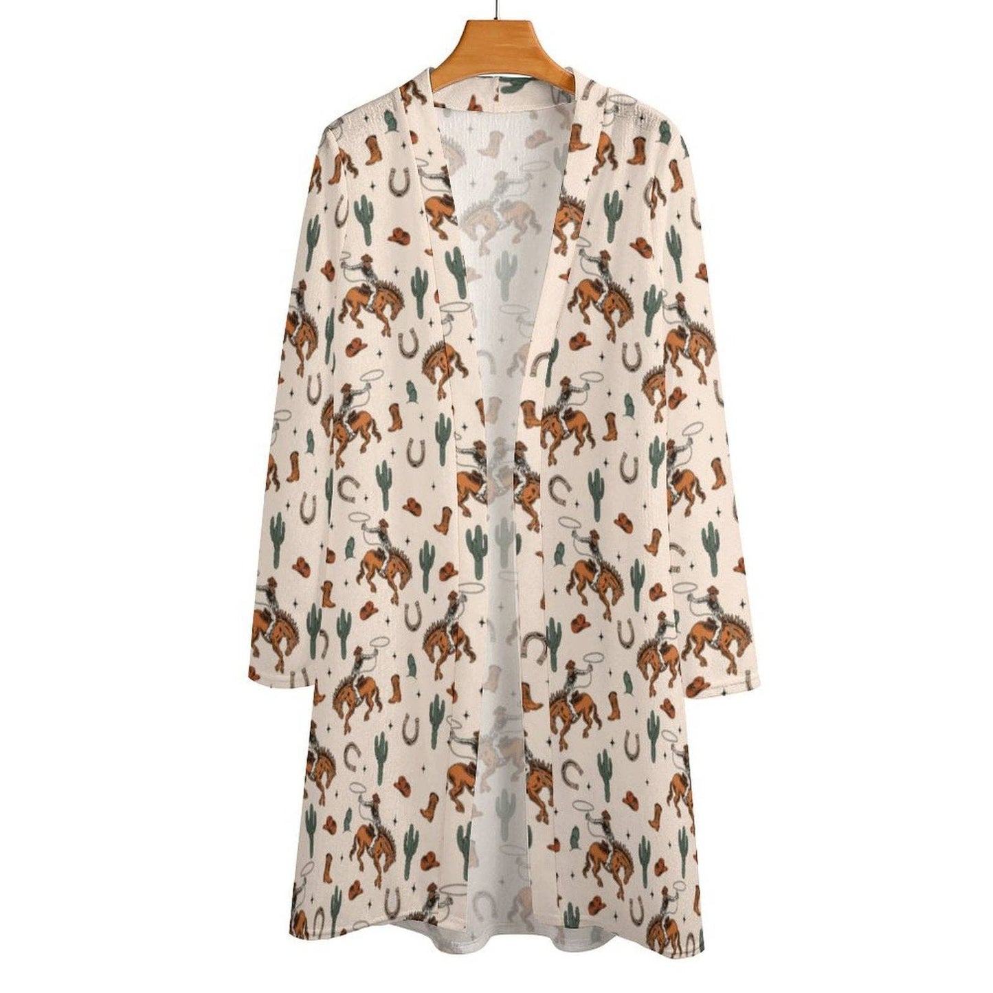 Lightweight Rodeo Cowboy cardigan sweater by BAHA RANCH WESTERN WEAR, featuring western-inspired design and comfortable fit.