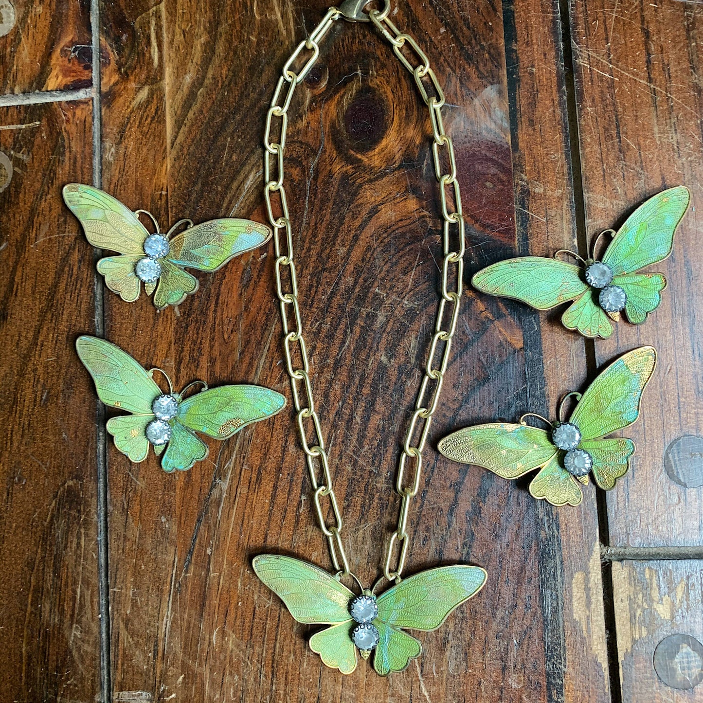 Chasing Cherubs Flutter necklace with delicate chain and butterfly pendant, elegant jewelry accessory for women