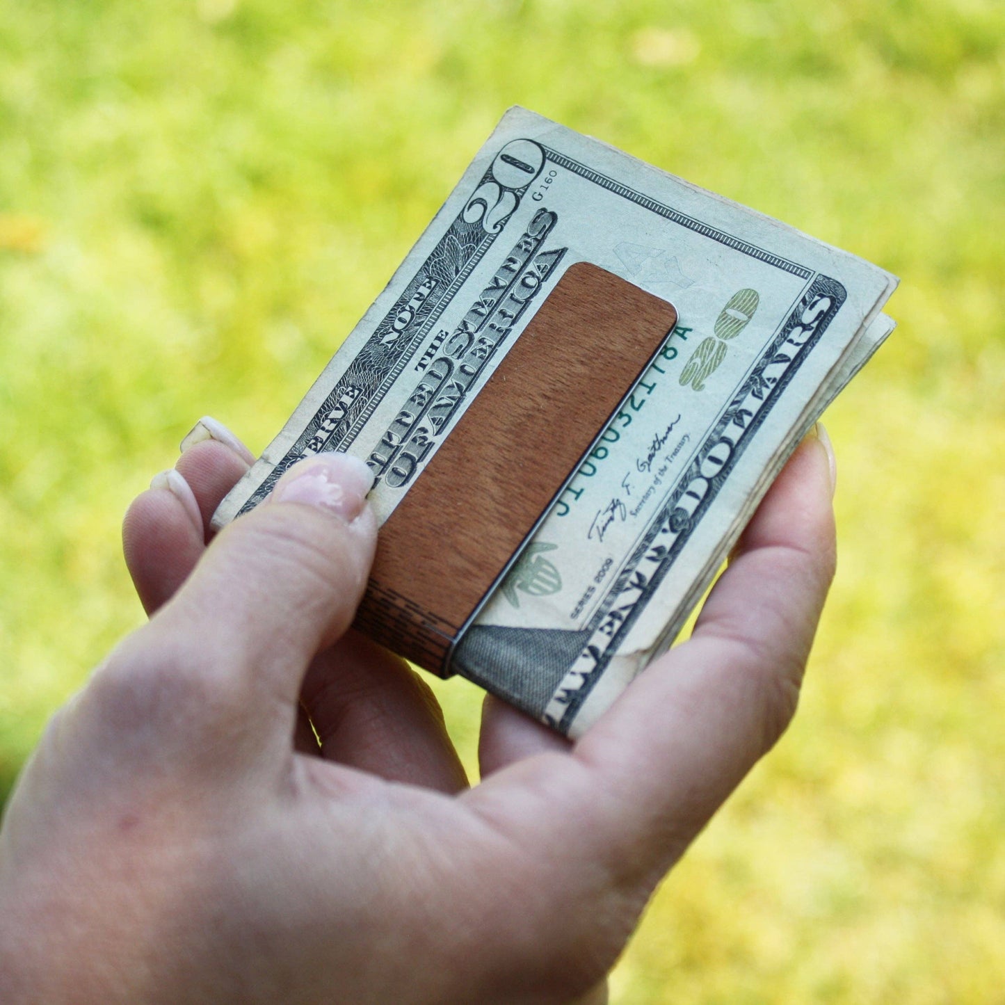 Wooden Money Clip
