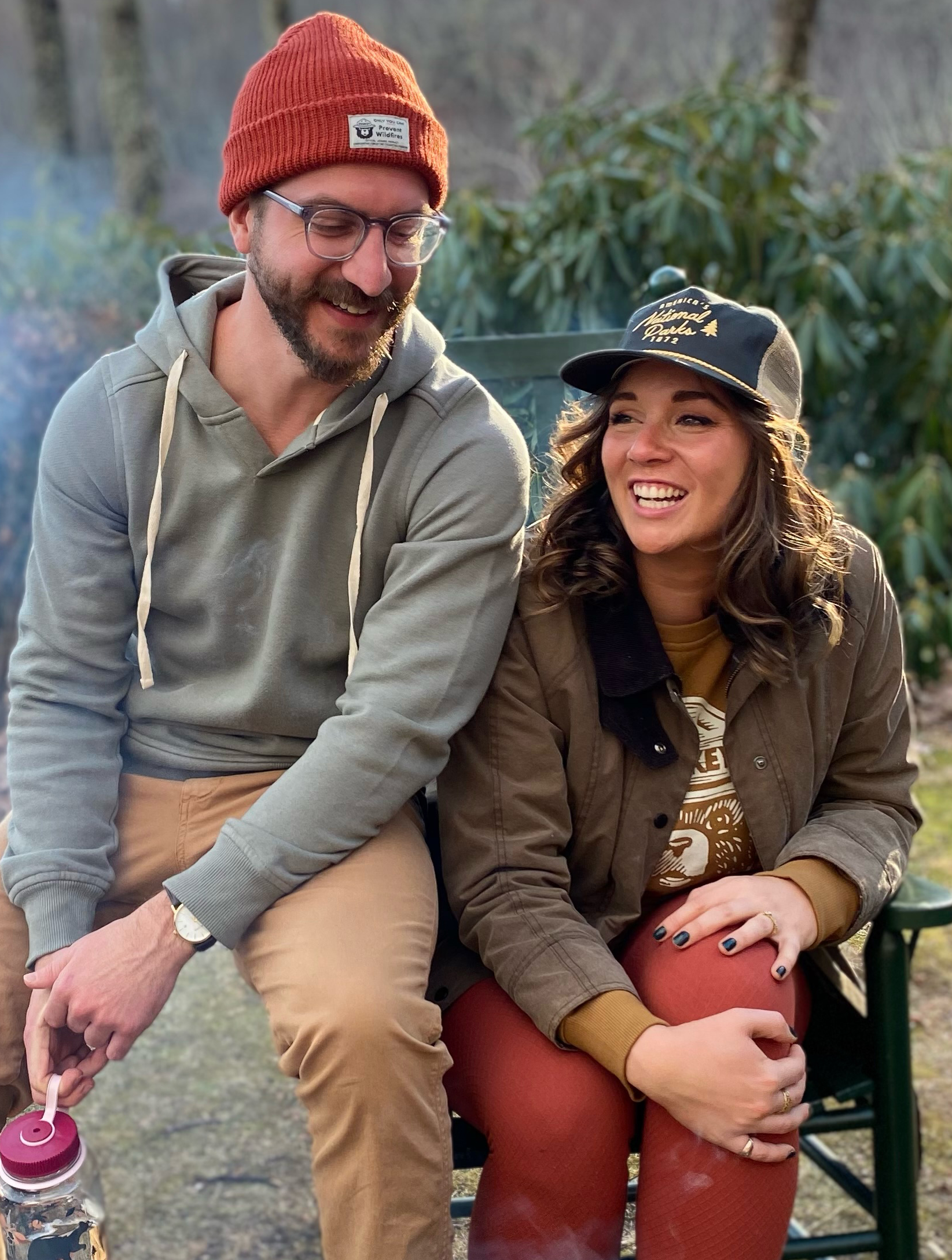 National Parks Trucker hat by The Landmark Project featuring a classic trucker cap design with nature-inspired graphics.