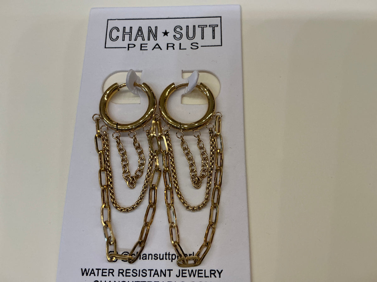 GOLD MILO EARRINGS