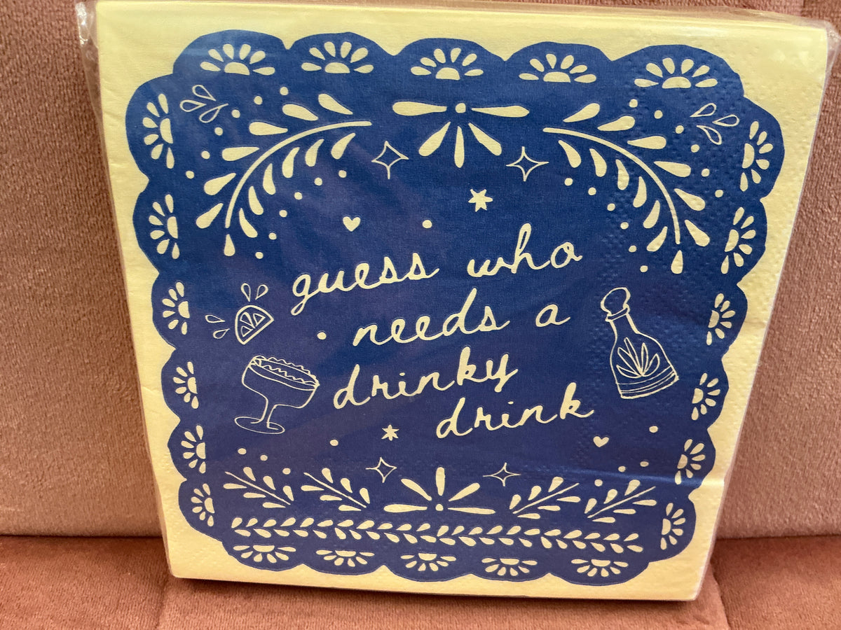 Drinky Drink Cocktail Napkins