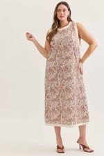 Entro leopard knit dress with a stylish leopard print, long sleeves, and a fitted silhouette for a chic, casual look.