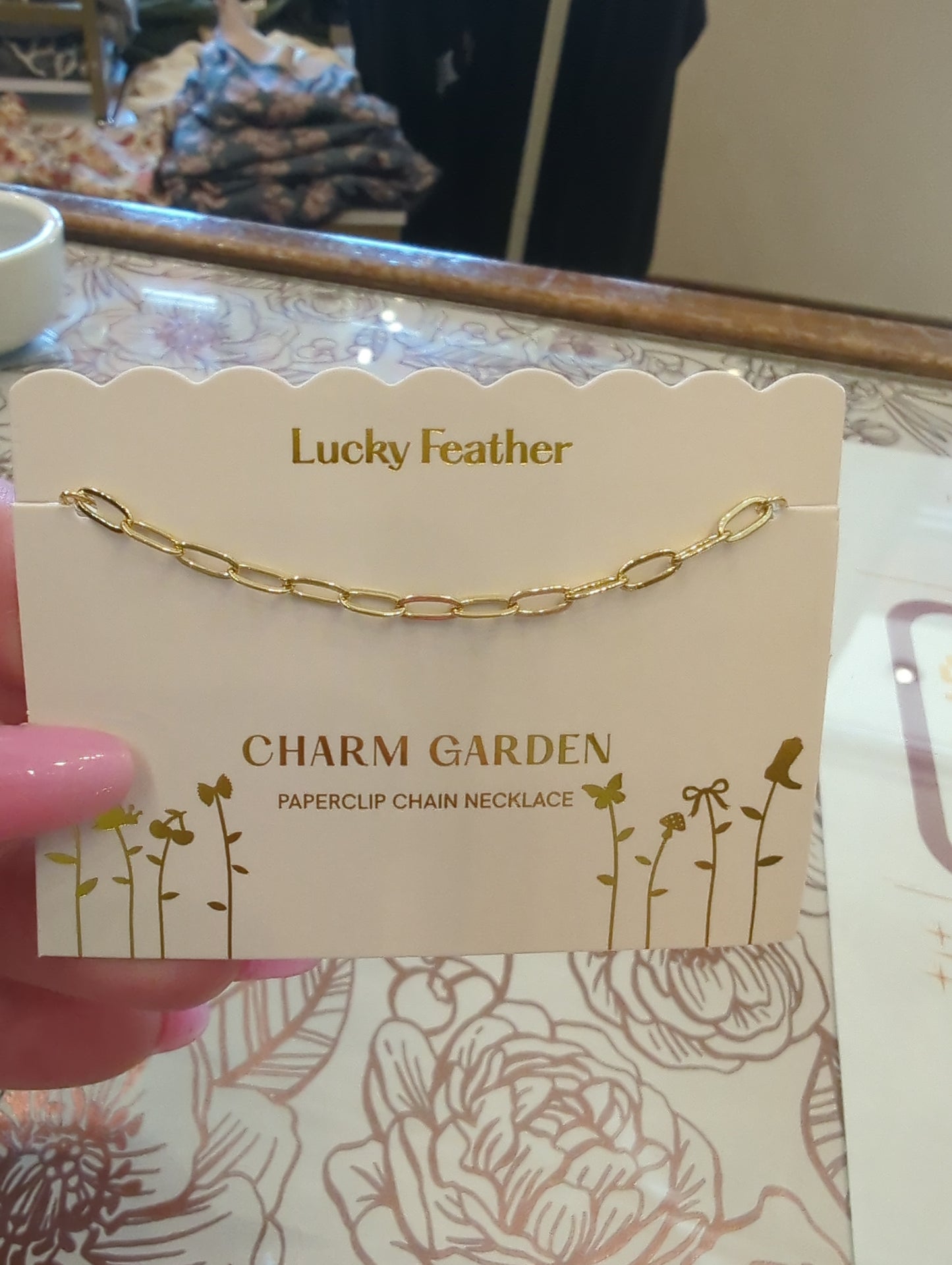 Charm Garden - Paperclip Chain Gold