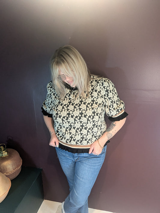 A Rose is a Rose Sweater