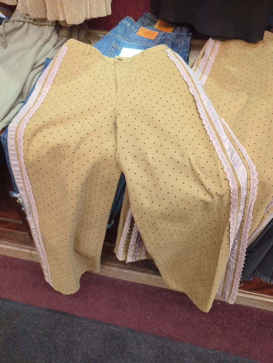 Polka Dots & Lace Jeans