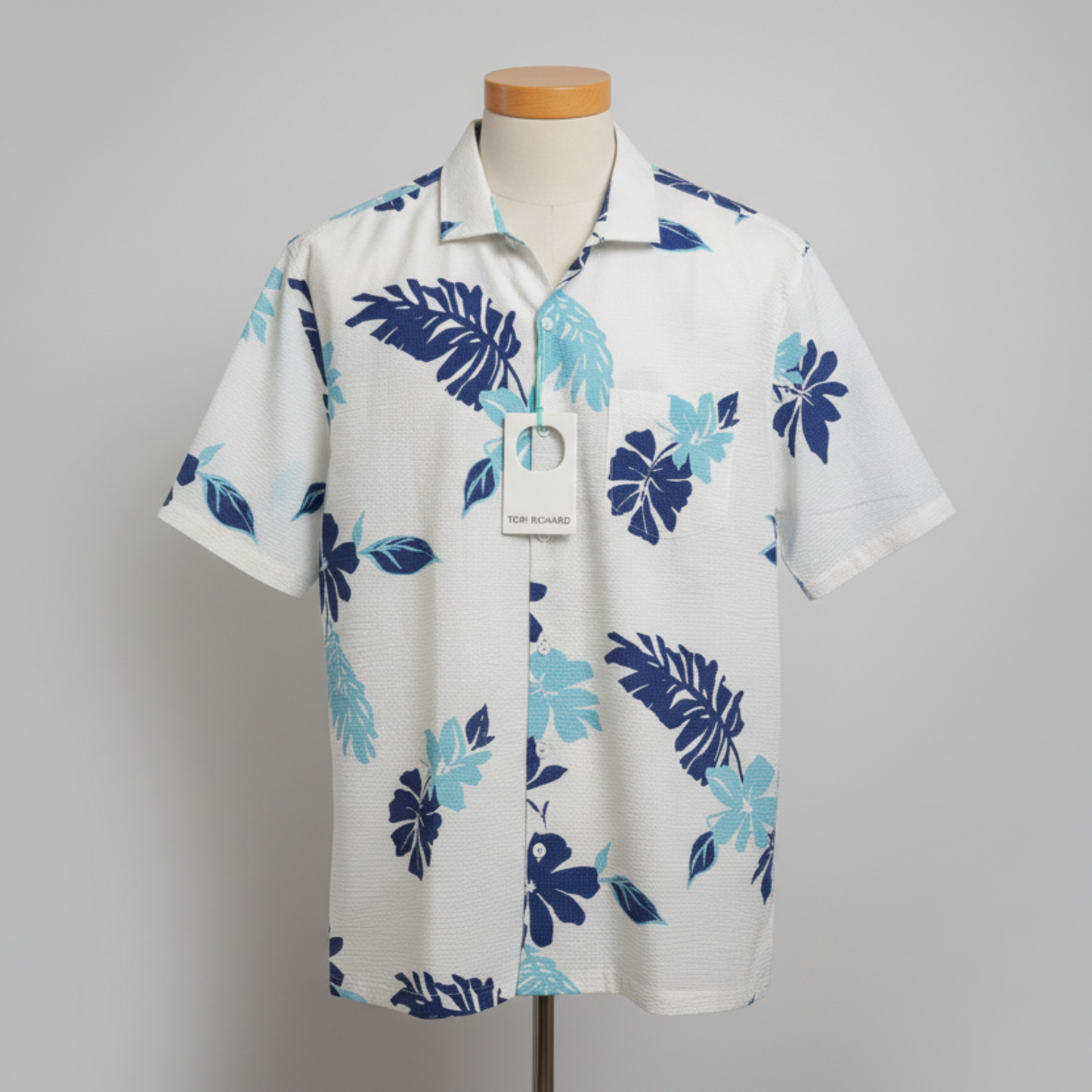 Men's Tori Richards Fresh Cut SS Dress Shirt in crisp white with a classic collar and button-down front.